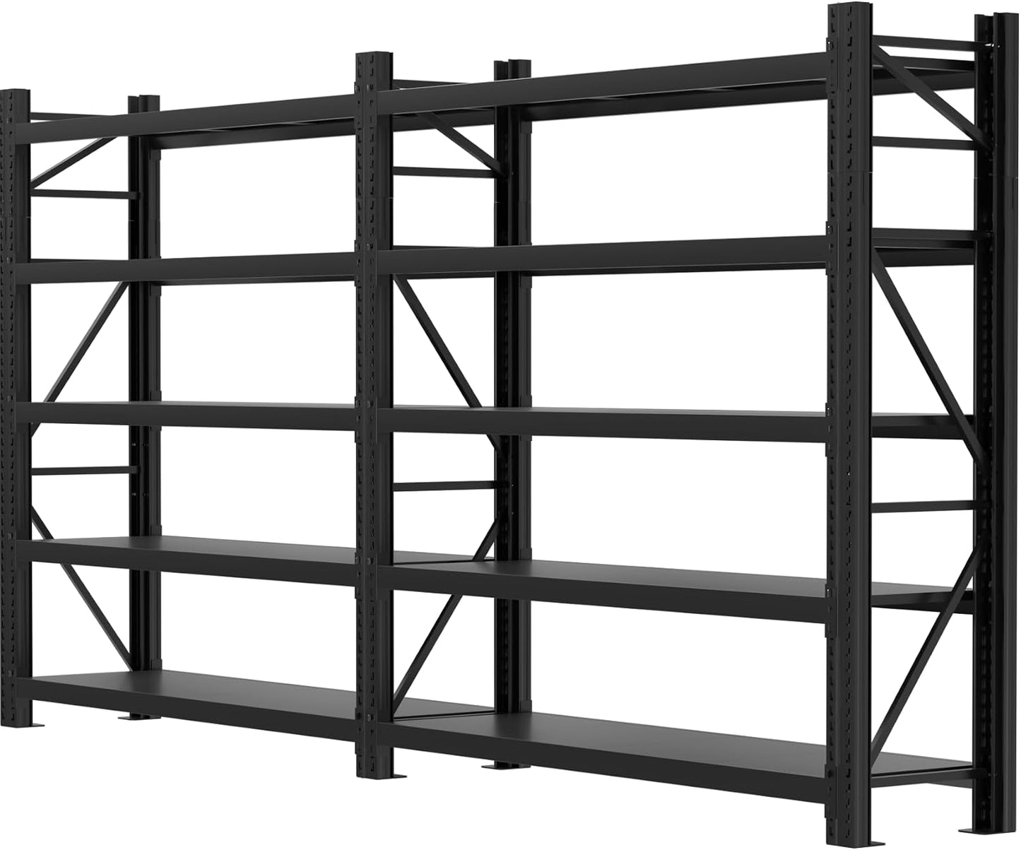 5-Tier Heavy Duty Industrial Storage Shelves - 8000 lbs Capacity