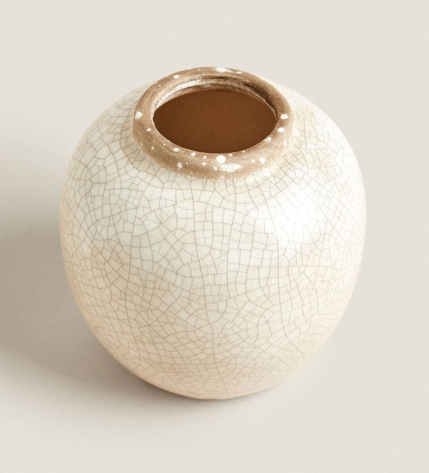 Crackled vase