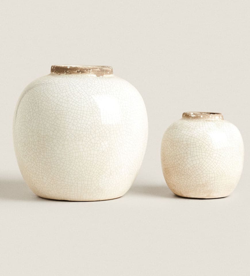 Crackled vase
