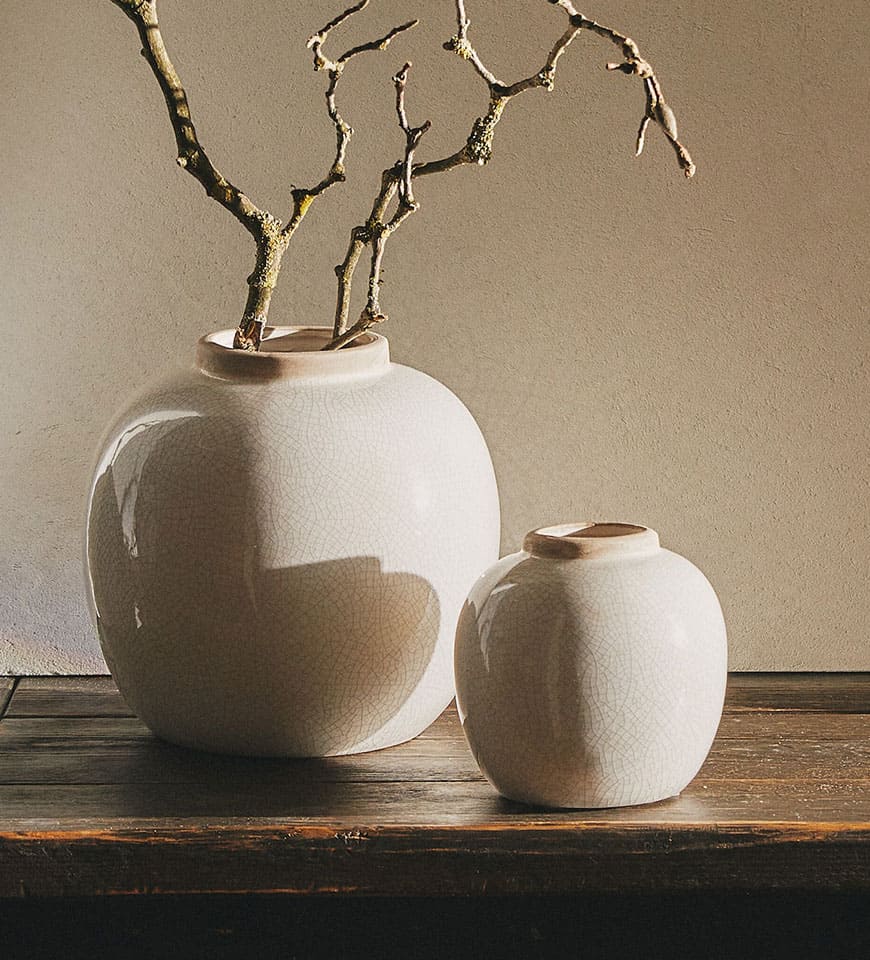 Crackled vase