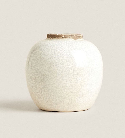 Crackled vase