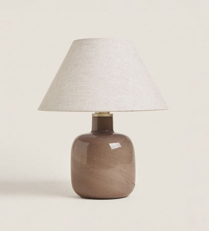 Glass base lamp