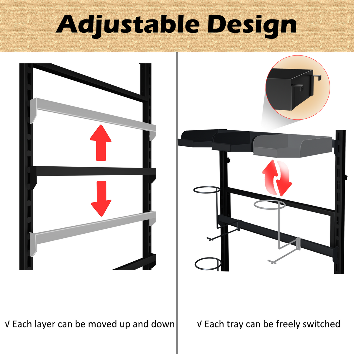 Mobile Boutique Hat Display Tower 180 Cap Capacity