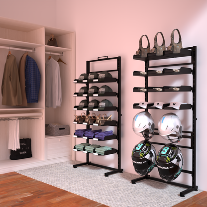 Mobile Boutique Hat Display Tower 180 Cap Capacity