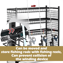 Commercial Grade Mobile Fishing Pole and Tackle Center