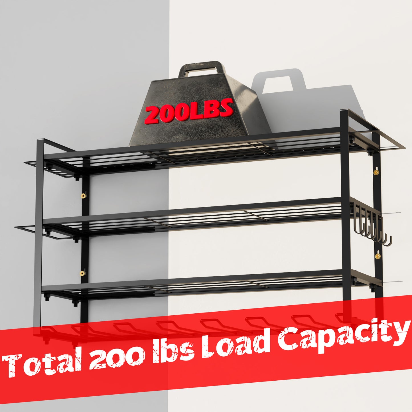 Industrial Wall Mounted Power Tool and Drill Storage Station